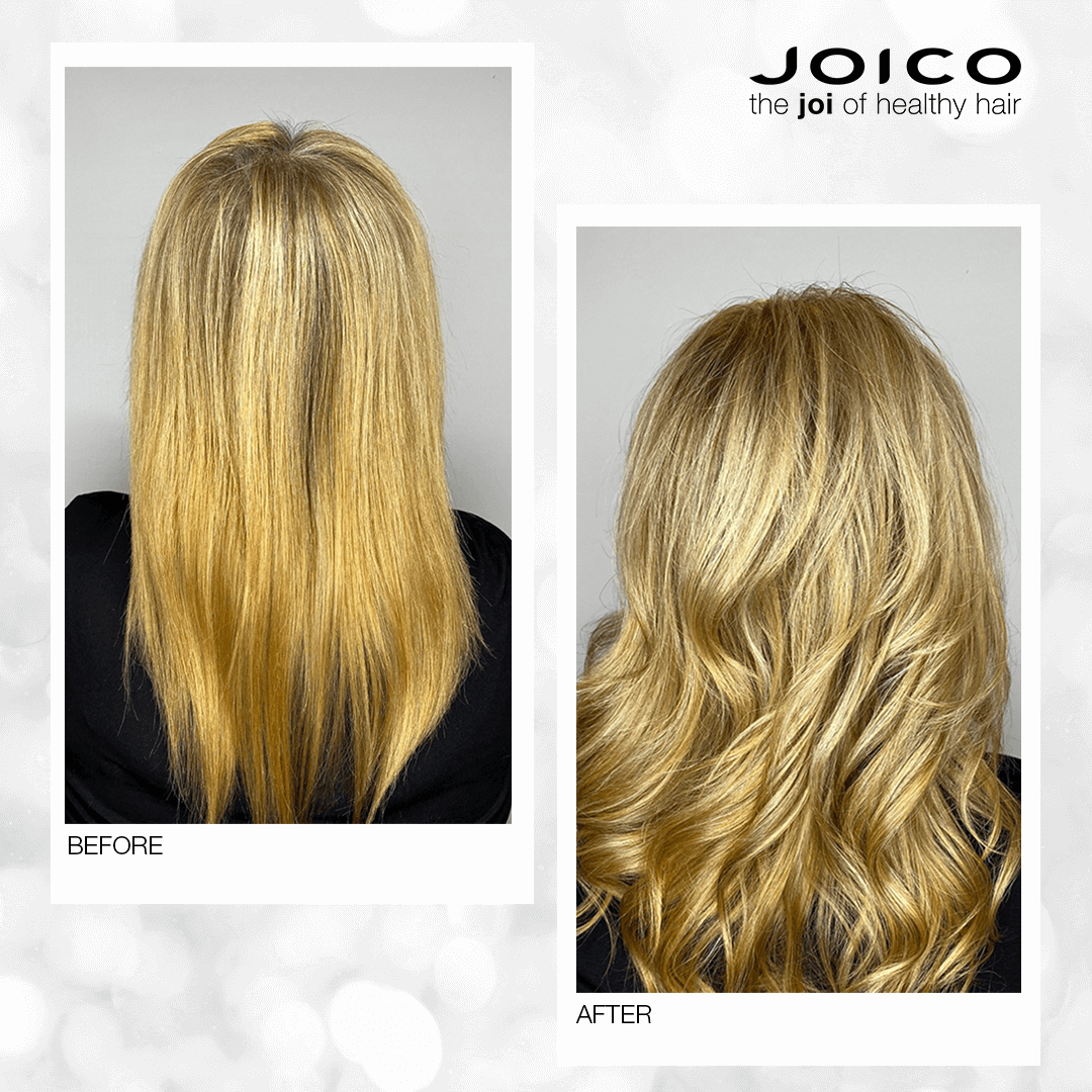 before and after hair model
