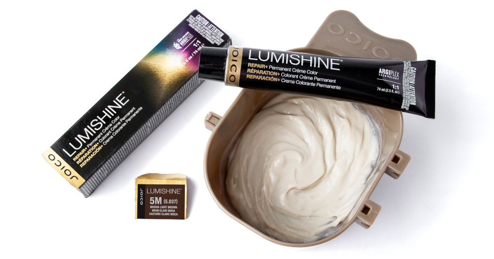 lumishine permanent color with mixing bowl