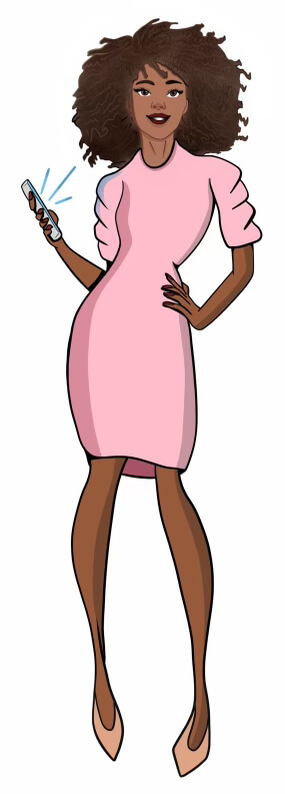 LunchTimeLaToyaFinal Lunch Time La Toya Brunette Cartoon woman
