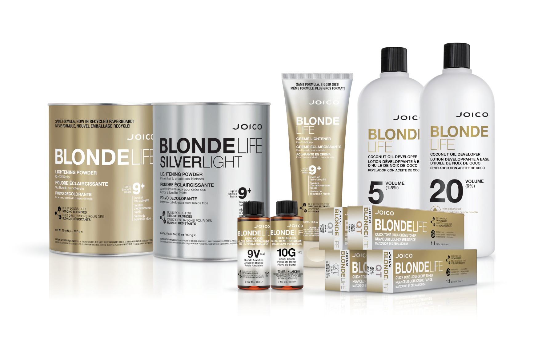 blonde life hair collection