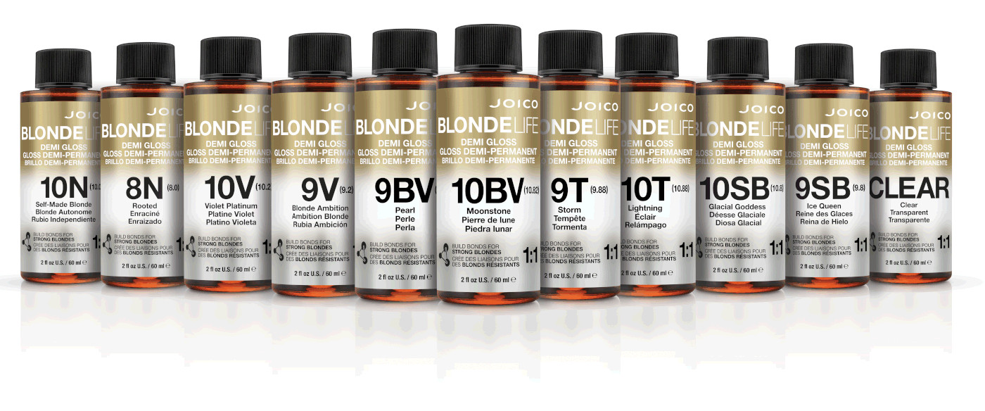 blonde life demi gloss bottles