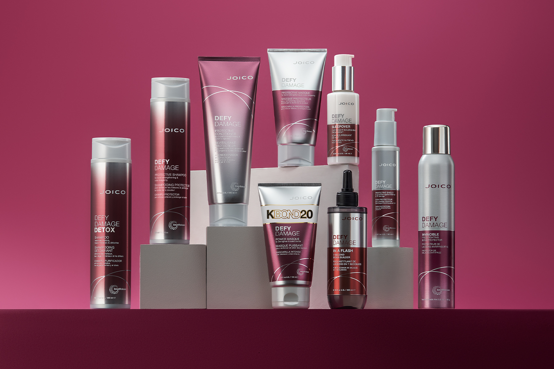defy damage collection hair products