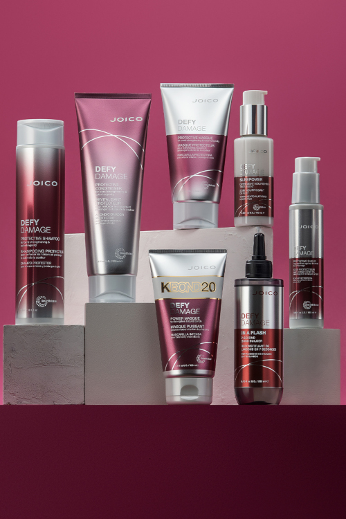 defy damage hair products