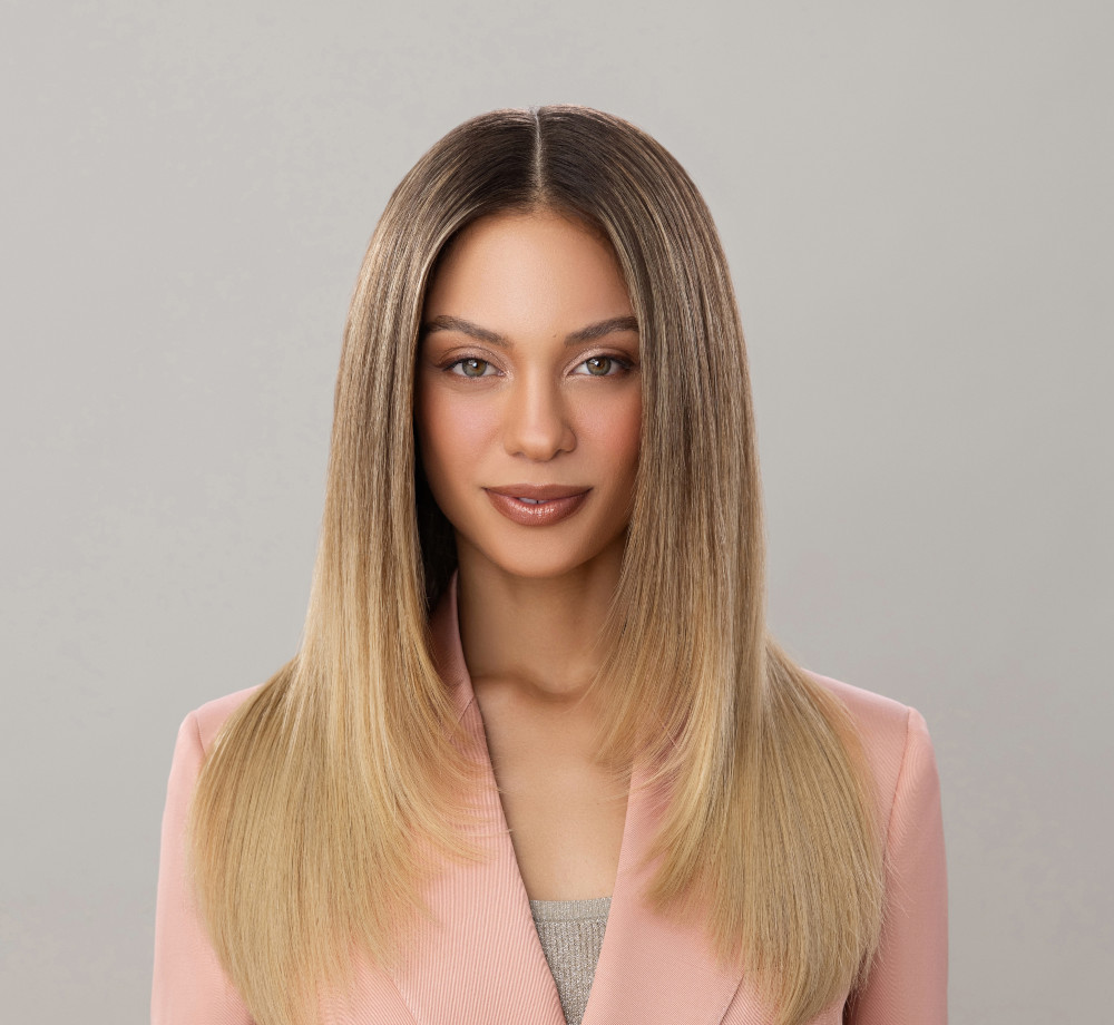 hair model before