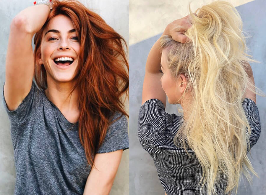 julianne-hough-back-to-blonde Julianne Hough before and after from red hair to blonde