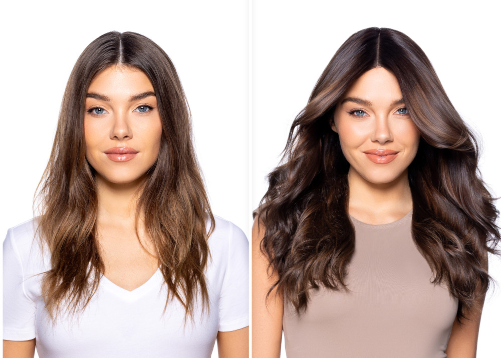 model before and after treatment