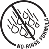 no rinse formula badge