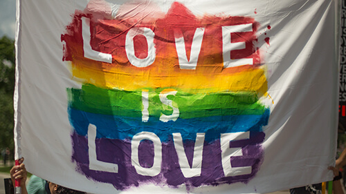 pride Love is Love flag