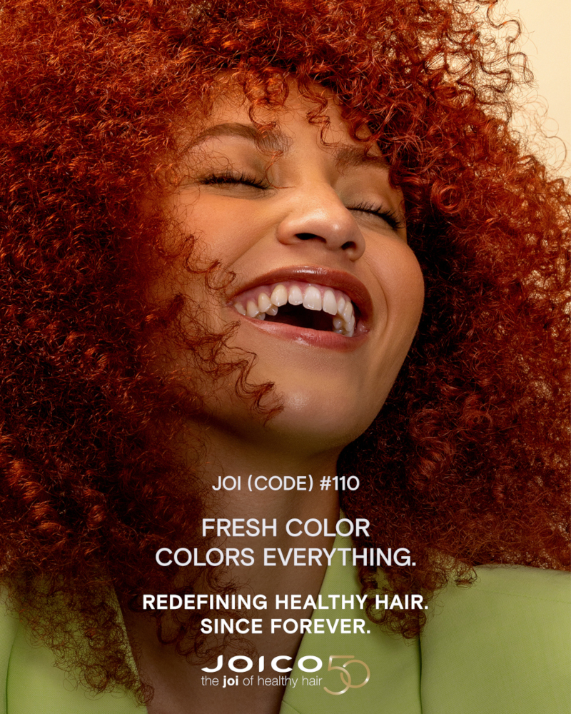 red haired model